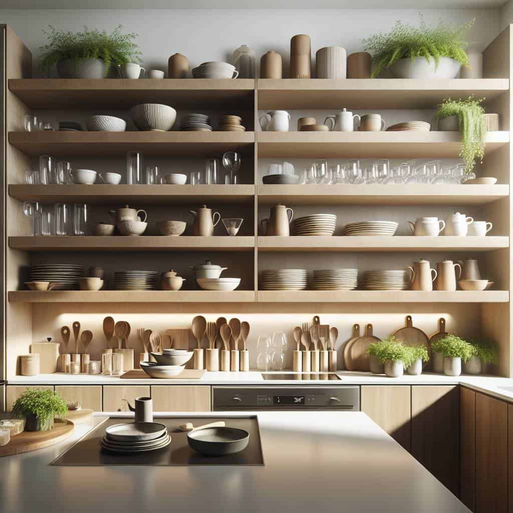 Transform Your Space: Stylish Open Shelving Kitchen Displays