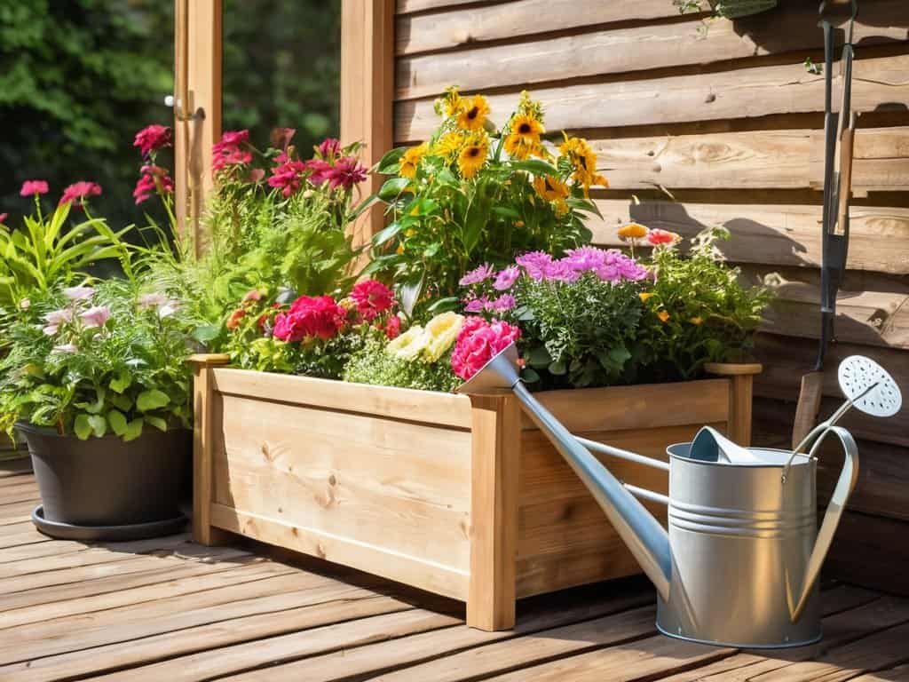 DIY wood planter box nailing tips