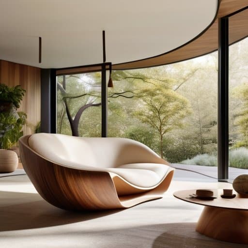 Wrapping It All Up: Curved eco‑friendly sofa