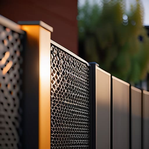 Sub-Decibel Acoustic Boundary Fencing muffling street noise.